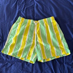 Zara Stripe Print Swimming Trunks